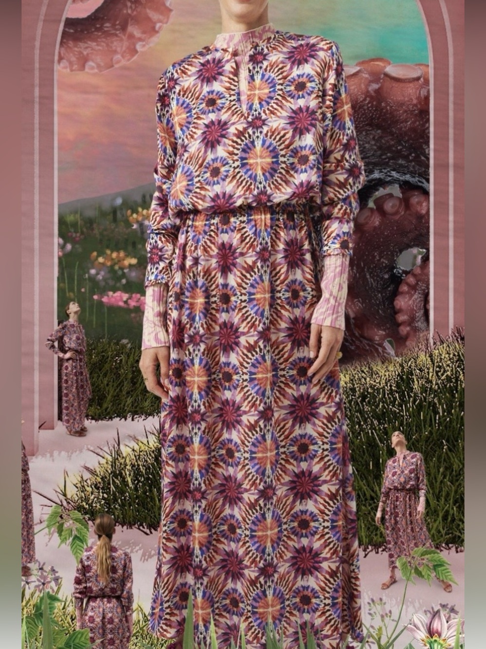 Chufy Maxi Dress Multicolor size XS